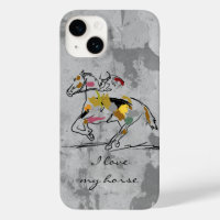 Coque-coque iphone de course à cheval