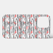 Coques Case-Mate iPhone Coque-coque iphone de Flamant rose mignon (Verso (horizontal))