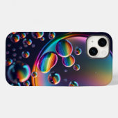 Coques Case-Mate iPhone Coque-coque iphone de gouttelettes arc-en-ciel (Verso (horizontal))