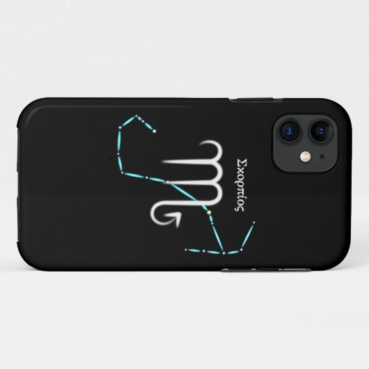 Coques Case-Mate iPhone Coque-coque iphone de la constellation de zodiac (Dos (Horizontal))