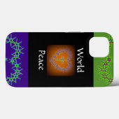 Coques Case-Mate iPhone COQUE-coque iphone de la PAIX MONDIALE (Verso (horizontal))