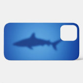 Coques Case-Mate iPhone Coque-coque iphone de la silhouette de requin bleu (Verso (horizontal))