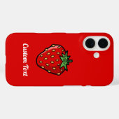 Coques Case-Mate iPhone Coque-coque iphone de l'icône de fraise (Verso (horizontal))