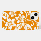 Coques Case-Mate iPhone COQUE-coque iphone de l'ÎLE PLUMERIA (ORANGE) (Verso (horizontal))