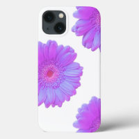 Coque-coque iphone de marguerite de gerbera violet
