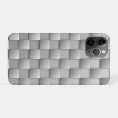 Coques Case-Mate iPhone Coque-coque iphone de -Mate de Checkers Argent (Dos (Horizontal))