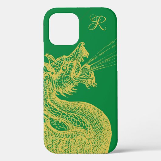 Coques Case-Mate iPhone Coque-coque iphone de monographie de dragon d'or c (Verso)