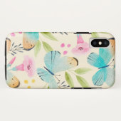 Coques Case-Mate iPhone Coque-coque iphone de papillon lunaire (Dos (Horizontal))