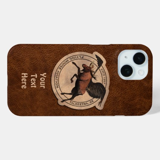 Coques Case-Mate iPhone Coque-coque iphone de patchs de Moose Aviation (Verso (horizontal))