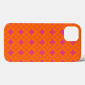 Coques Case-Mate iPhone Coque-coque iphone de shippo rose et orange (Verso (horizontal))