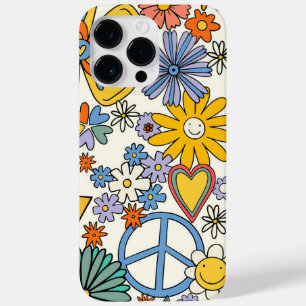 Coque Pour Pour iPhone 14 Pro Max coque-coque iphone de style hippy des années 70