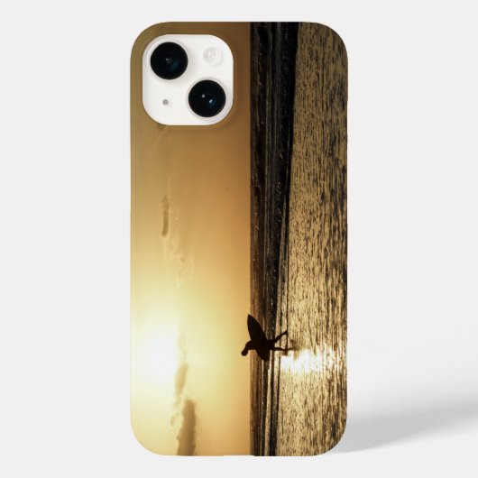 Coques Case-Mate iPhone Coque-coque iphone de surfeur du matin (Verso)
