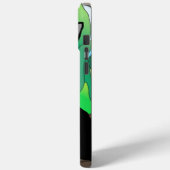 Coques Case-Mate iPhone Coque-coque iphone d'illustration de chat noir (Verso / Gauche)