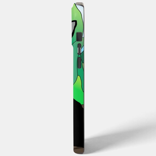 Coques Case-Mate iPhone Coque-coque iphone d'illustration de chat noir (Verso / Gauche)