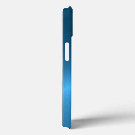 Coques Case-Mate iPhone Coque-coque iphone d'impression en acier bleu (Verso / Droite)