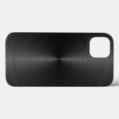 Coques Case-Mate iPhone Coque-coque iphone en acier noir (Verso (horizontal))