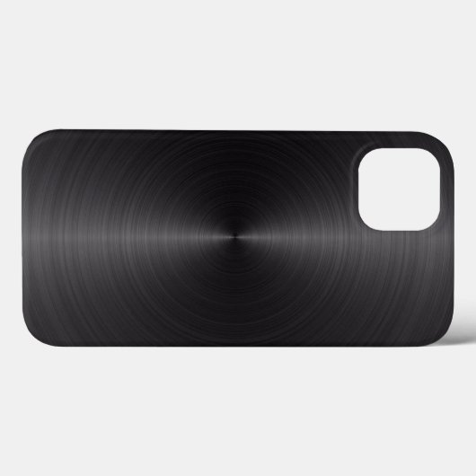 Coques Case-Mate iPhone Coque-coque iphone en acier noir (Verso (horizontal))
