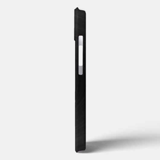 Coques Case-Mate iPhone Coque-coque iphone en acier noir (Verso / Gauche)