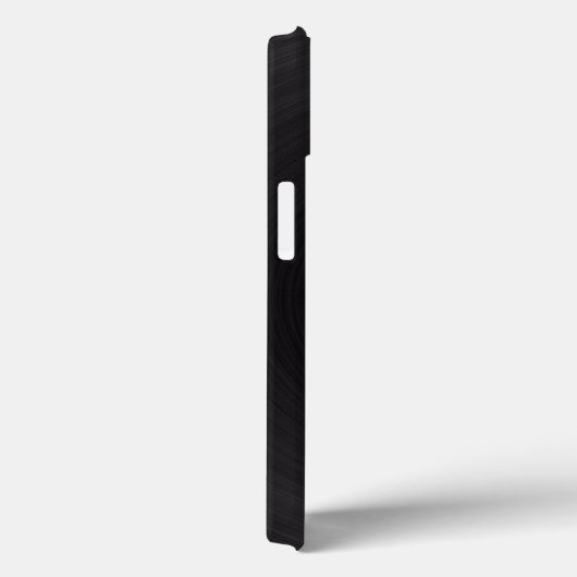 Coques Case-Mate iPhone Coque-coque iphone en acier noir (Verso / Droite)