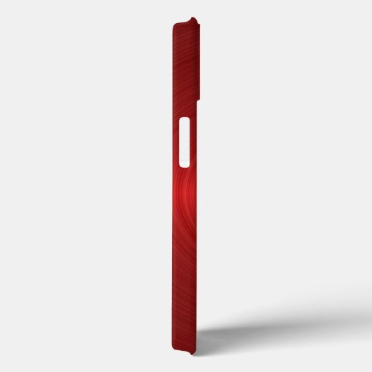 Coques Case-Mate iPhone Coque-coque iphone en acier rouge (Verso / Droite)
