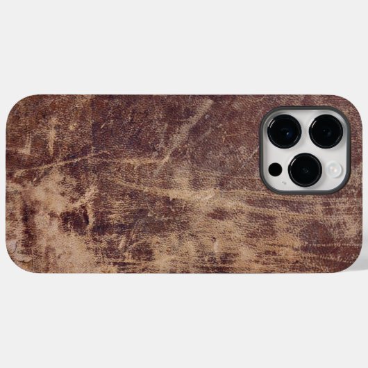 Coques Case-Mate iPhone Coque-coque iphone en cuir usé (Verso (horizontal))