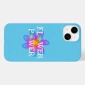 Coques Case-Mate iPhone Coque-coque iphone--Mate bleu fleur (Verso (horizontal))