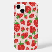 Coques Case-Mate iPhone Coque-coque iphone Mate de fraises d'aquarelle (Verso)