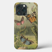 Coques Case-Mate iPhone Coque-coque iphone -Mate d'insectes botaniques vin (Verso)