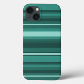 Coques Case-Mate iPhone Coque-coque iphone Mate turquoise rayures (Verso)