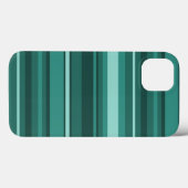 Coques Case-Mate iPhone Coque-coque iphone Mate turquoise rayures (Verso (horizontal))