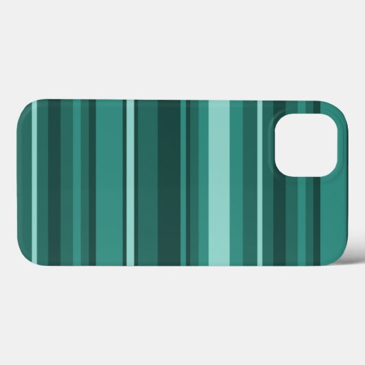 Coques Case-Mate iPhone Coque-coque iphone Mate turquoise rayures (Verso (horizontal))