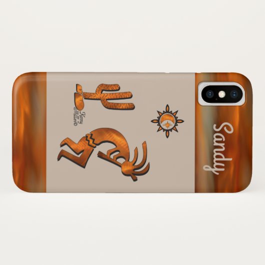 Coques Case-Mate iPhone Coque-coque iphone sud-ouest de Kokopelli (Dos (Horizontal))