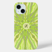Coques Case-Mate iPhone Coque-coque iphone vert abstrait (Verso)