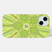 Coques Case-Mate iPhone Coque-coque iphone vert abstrait (Verso (horizontal))