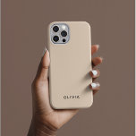 Coques iPhone 16 Pro "coque iphone Beige personnalisé avec personnalisa<br><div class="desc">Ajoutez une touche d'élégance à votre quotidien grâce à ce coque iphone beige personnalisé. Doté d'un arrière - plan rose doux et élégant et de votre nom personnalisé en police chic, ce boîtier téléphonique est parfait pour présenter votre style unique. Conçu pour la beauté et la durabilité, il offre une...</div>