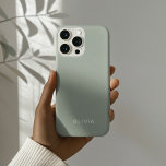 Coques iPhone 16 Pro "coque iphone couleur cendres personnalisé avec pe<br><div class="desc">Ajoutez une touche d'élégance à votre essentiel quotidien avec ce coque iphone personnalisé couleur cendres. Doté d'un arrière - plan de frêne doux et élégant et de votre nom personnalisé en police chic, ce boîtier téléphonique est parfait pour présenter votre style unique. Conçu pour la beauté et la durabilité, il...</div>