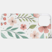 Coques Case-Mate iPhone Coque-Mate à peine là - Design floral pour (Verso (horizontal))