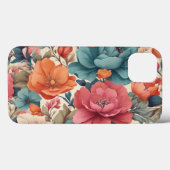 Coques Case-Mate iPhone Coque-Mate, Apple iPhone 13, Florals motif (Verso (horizontal))