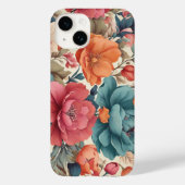 Coques Case-Mate iPhone Coque-Mate, Apple iPhone 14, Florals motif (Verso)