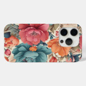 Coques Case-Mate iPhone Coque-Mate, Apple iPhone 15 Pro, Florals motif (Verso (horizontal))