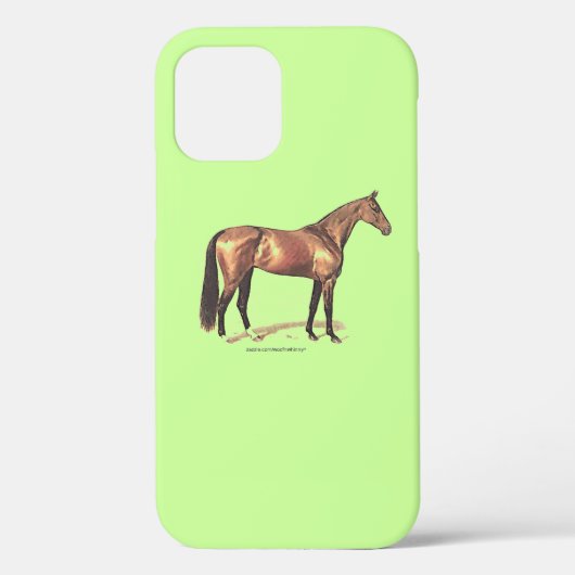 Coques Case-Mate iPhone Coque-Mate de cheval Thoroughbred (Verso)