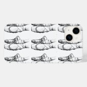 Coques Case-Mate iPhone Coque-maté de -coque iphone de ballet noir et blan (Verso (horizontal))