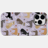 Coques Case-Mate iPhone Coque-Mate de pattes et d'os de Pitbull (Verso (horizontal))