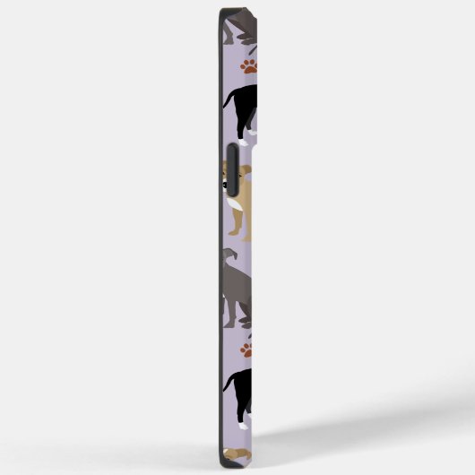 Coques Case-Mate iPhone Coque-Mate de pattes et d'os de Pitbull (Verso / Droite)