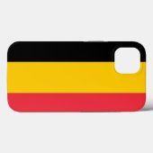 Coques Case-Mate iPhone Coque-Mate de pomme patriotique, Belgique (Verso (horizontal))