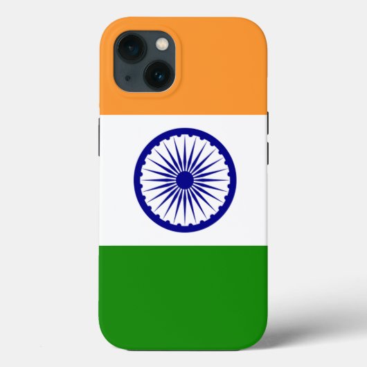 Coques Case-Mate iPhone Coque-Mate de pomme patriotique, drapeau de l'Inde (Verso)
