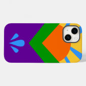 Coques Case-Mate iPhone Coque-Mate de pomme patriotique, drapeau de Manito (Verso (horizontal))