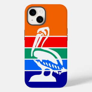 Coque Pour iPhone 14 Coque-Mate de pomme patriotique, drapeau de Saint-