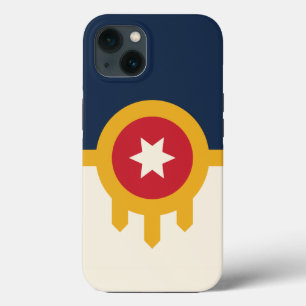 Case-Mate iPhone Case Coque-Mate de pomme patriotique, drapeau de Tulsa