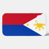 Coques Case-Mate iPhone Coque-Mate de pomme patriotique, drapeau des Phili (Verso (horizontal))